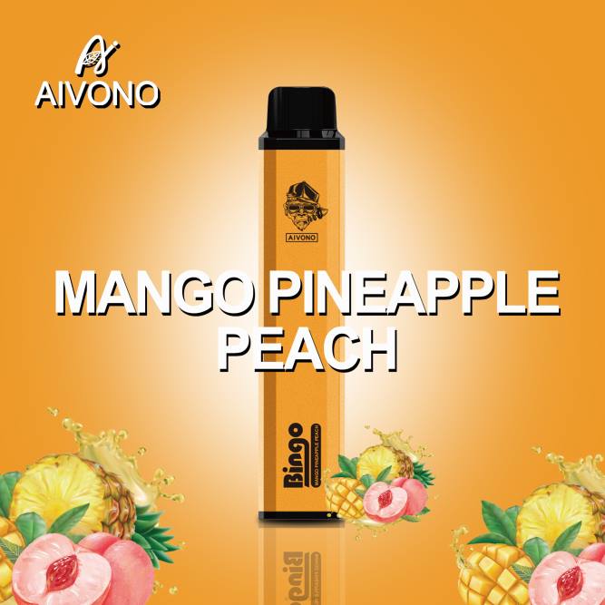 Aivono AIM BINGO 4000 mango ananasų persikas - L68X136 Aivono Puffs