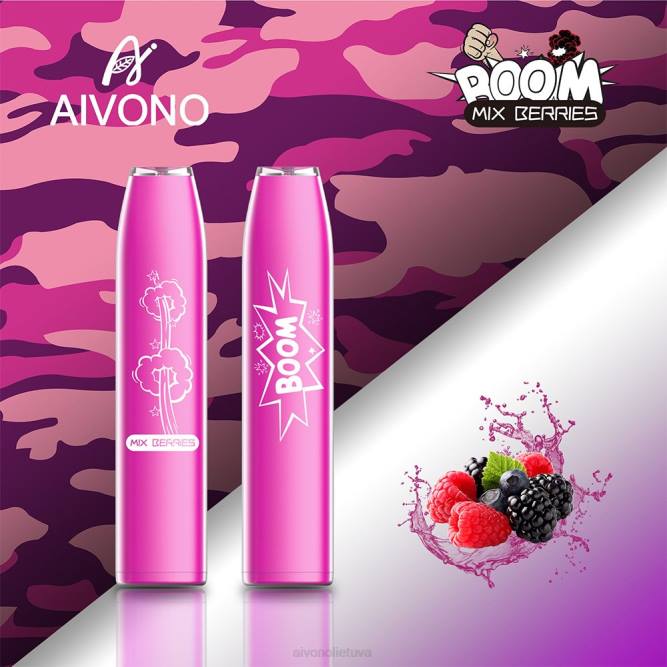 Aivono AIM BOOM 600 mišrios uogos - L68X361 Aivono Puffs