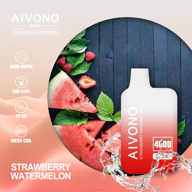 Aivono AIM BOXX 4000 braškinis arbūzas - L68X214 Aivono Puffs