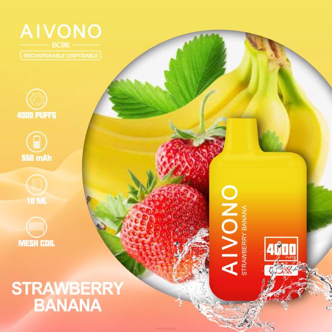 Aivono AIM BOXX 4000 braškinis bananas - L68X231 Aivono Lietuva