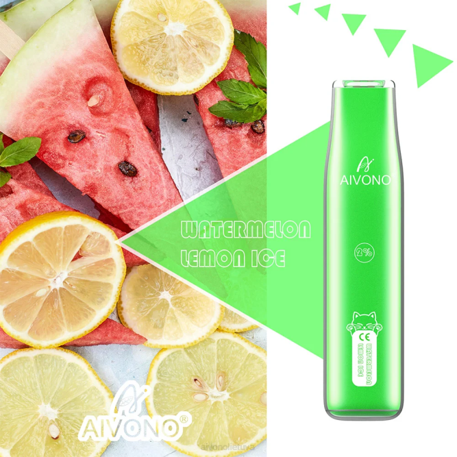 Aivono AIM CAT 400 arbūzo citrinų ledukai - L68X341 Aivono Vape Review