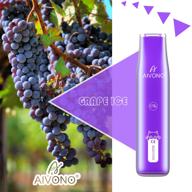 Aivono AIM CAT 400 vynuogių ledas - L68X337 Aivono Puffs