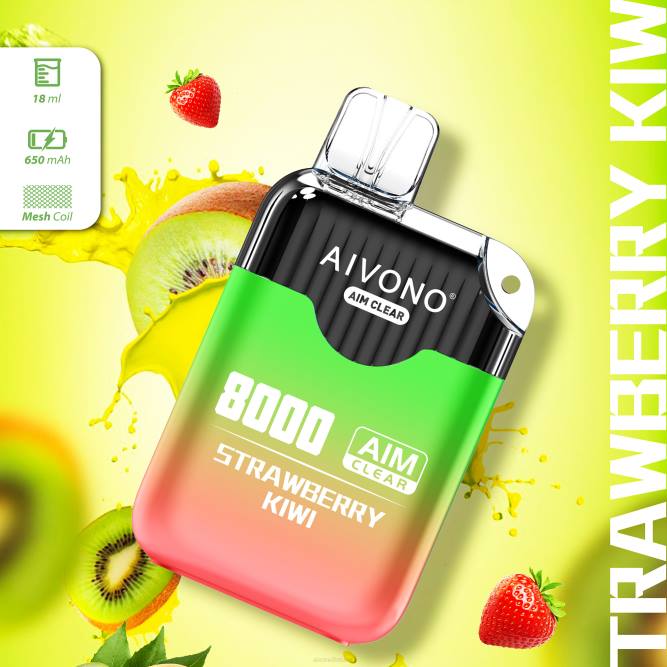 Aivono AIM CLEAR 8000 braškių kivi - L68X210 Aivono Lietuva