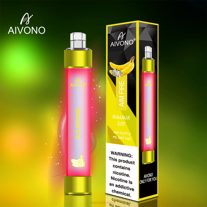 Aivono AIM FIRE 1000 bananų ledas - L68X324 Aivono Lietuva