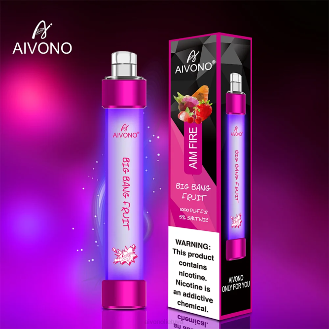 Aivono AIM FIRE 1000 didžiojo sprogimo vaisius - L68X325 Aivono Puffs
