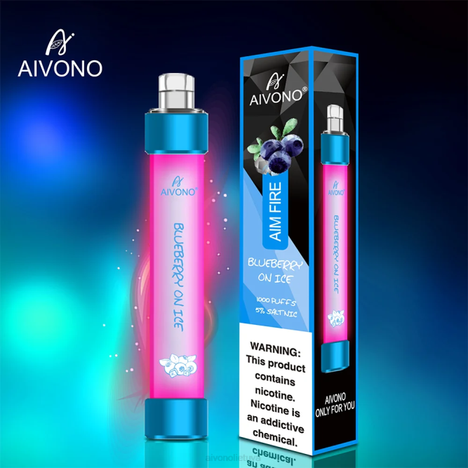 Aivono AIM FIRE 1000 mėlynės ant ledo - L68X326 Aivono Vape Review