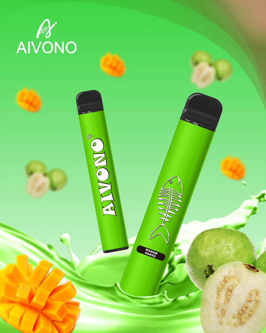 Aivono AIM FISHBONE 600 mango gvajavos - L68X283 Aivono Puffs