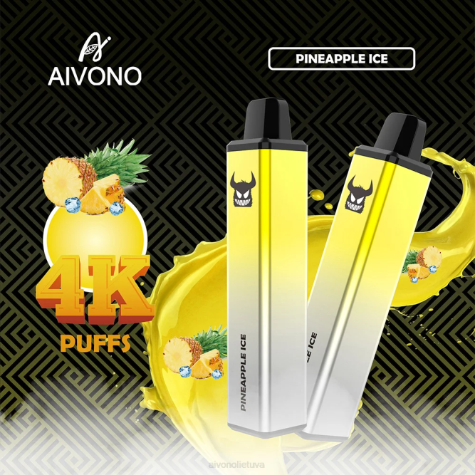 Aivono AIM FREAK 4000 ananasų ledas - L68X255 Aivono Lietuva