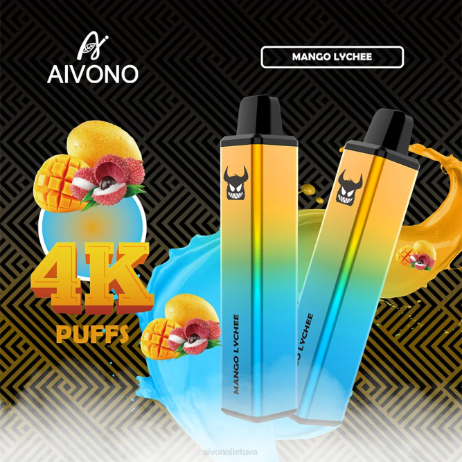 Aivono AIM FREAK 4000 mango ličiai - L68X262 Aivono Puffs