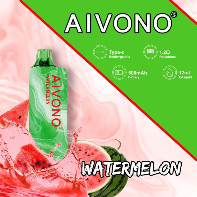 Aivono AIM GUN 7000 arbūzas - L68X110 Aivono Vape Review