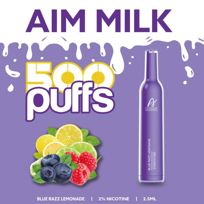 Aivono AIM MILK 500 mėlynas razz limonadas - L68X264 Aivono Lietuva