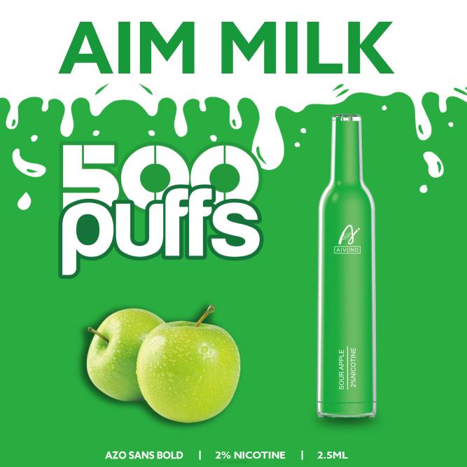 Aivono AIM MILK 500 rūgštus obuolys - L68X267 Aivono Lietuva