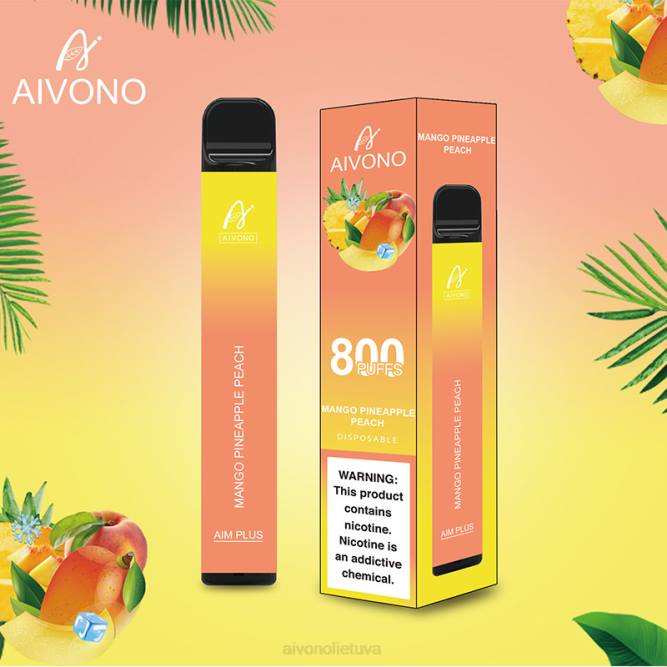 mango ananasų persikas