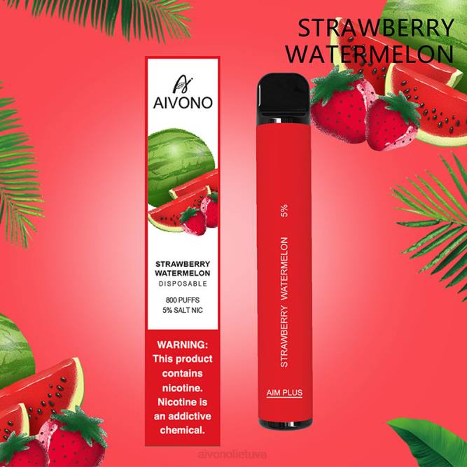 Aivono AIM PLUS 800 braškinis arbūzas - L68X196 Aivono Puffs