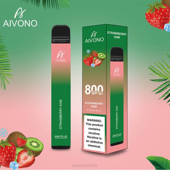 Aivono AIM PLUS 800 braškių kivi - L68X194 Aivono Vape Review