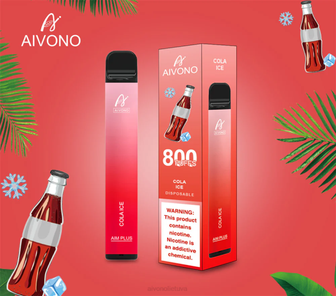 Aivono AIM PLUS 800 kolos ledų - L68X176 Aivono Vape Review