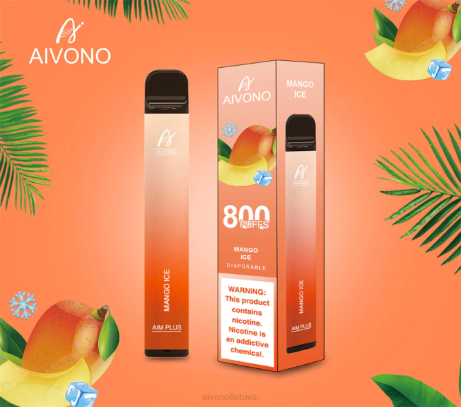 Aivono AIM PLUS 800 mangų ledas - L68X184 Aivono Puffs