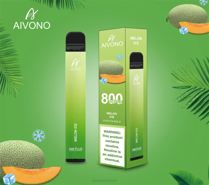Aivono AIM PLUS 800 meliono ledas - L68X187 Aivono Puffs