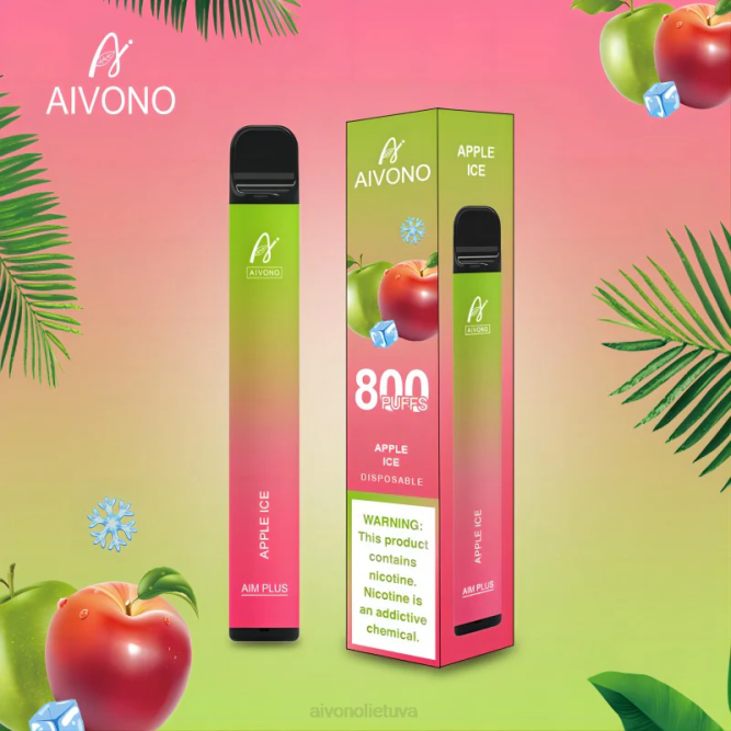 Aivono AIM PLUS 800 obuolių ledų - L68X170 Aivono Vape Review