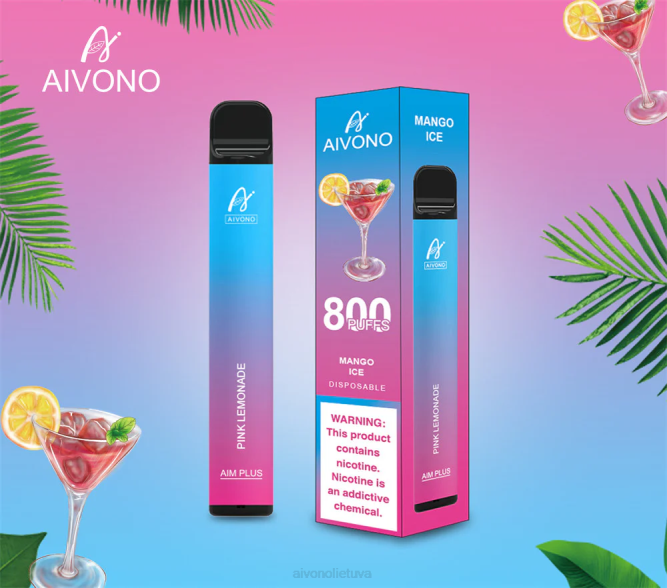 Aivono AIM PLUS 800 rožinis limonadas - L68X191 Aivono Vape Review
