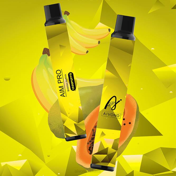 Aivono AIM PRO 1500 bananų papajos - L68X169 Aivono Puffs
