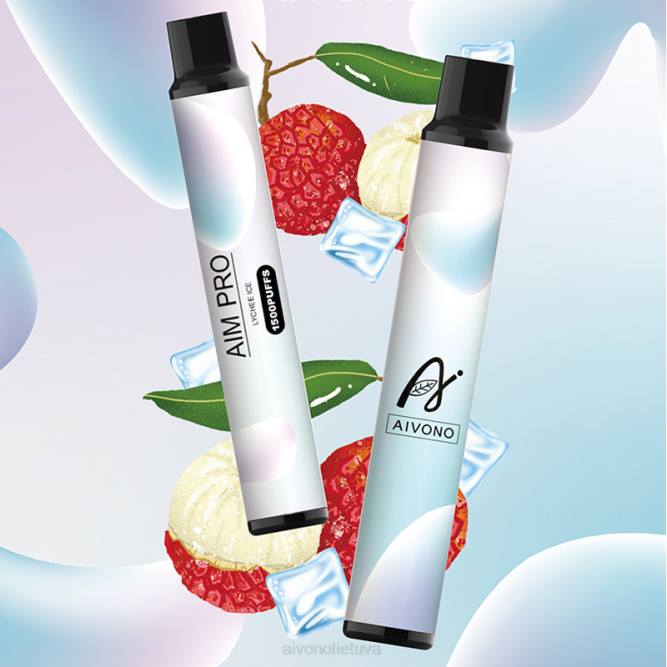 Aivono AIM PRO 1500 ličių ledas - L68X160 Aivono Puffs
