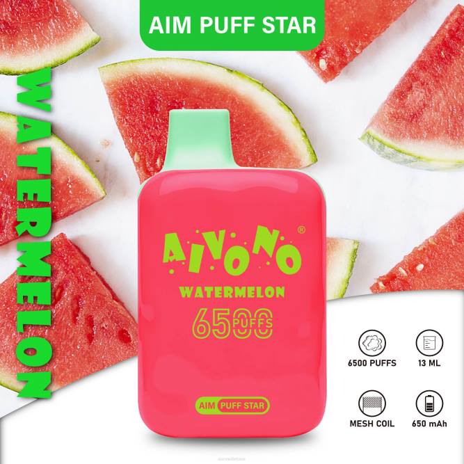 Aivono AIM PUFF STAR 6500 arbūzas - L68X291 Aivono Lietuva