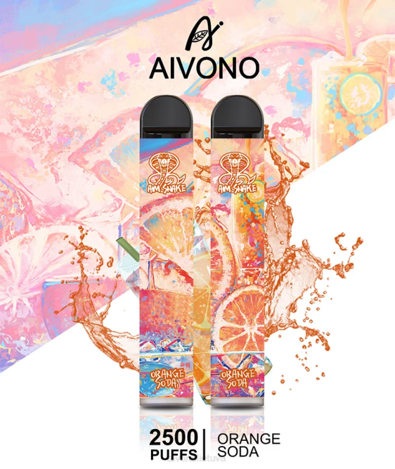 Aivono AIM SNAKE 2500 apelsinų soda - L68X314 Aivono Vape Review