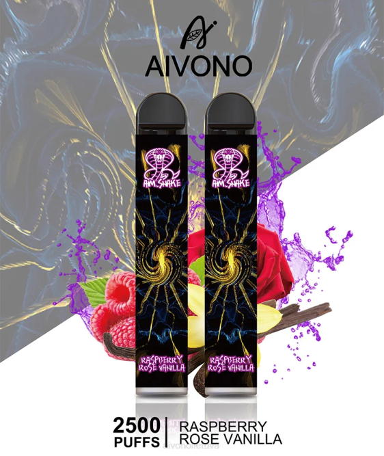 Aivono AIM SNAKE 2500 aviečių rožių vanilė - L68X317 Aivono Vape Review