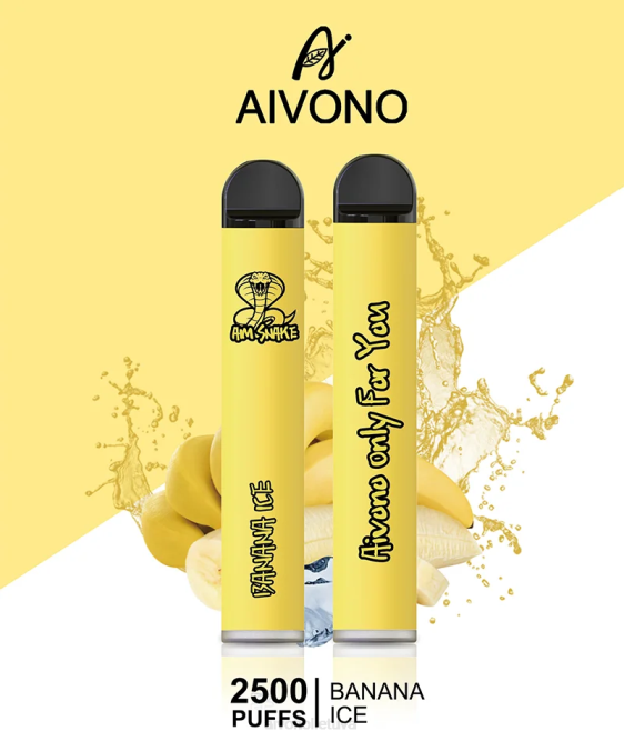 Aivono AIM SNAKE 2500 bananų ledas - L68X298 Aivono Puffs