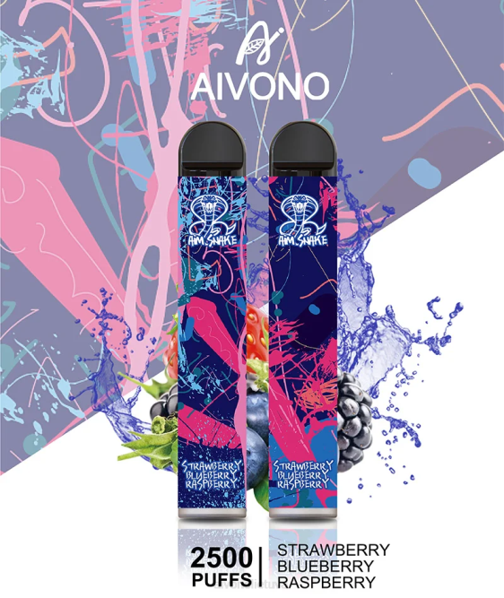 Aivono AIM SNAKE 2500 braškė mėlynė avietė - L68X318 Aivono Lietuva