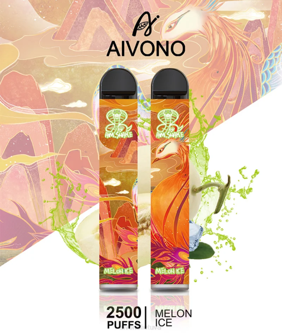 Aivono AIM SNAKE 2500 meliono ledas - L68X311 Aivono Vape Review