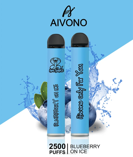 Aivono AIM SNAKE 2500 mėlynės ant ledo - L68X299 Aivono Vape Review