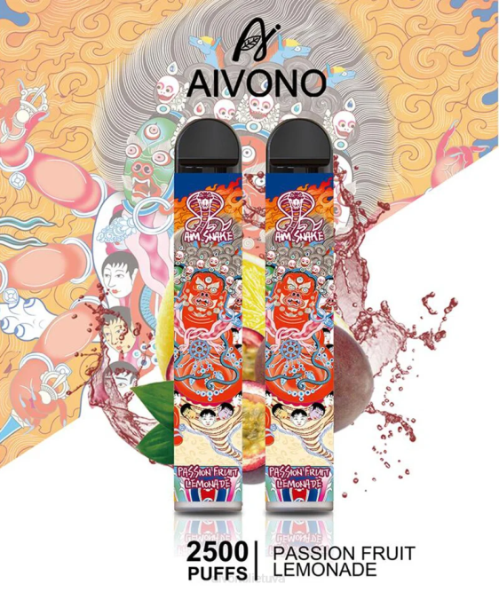Aivono AIM SNAKE 2500 pasiflorų limonadas - L68X315 Aivono Lietuva