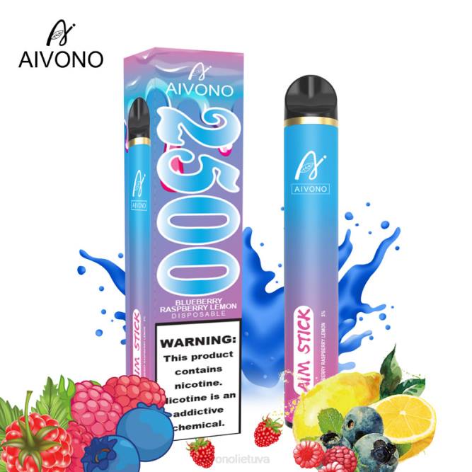 Aivono AIM STICK 2500 mėlynių aviečių citrina - L68X154 Aivono Puffs