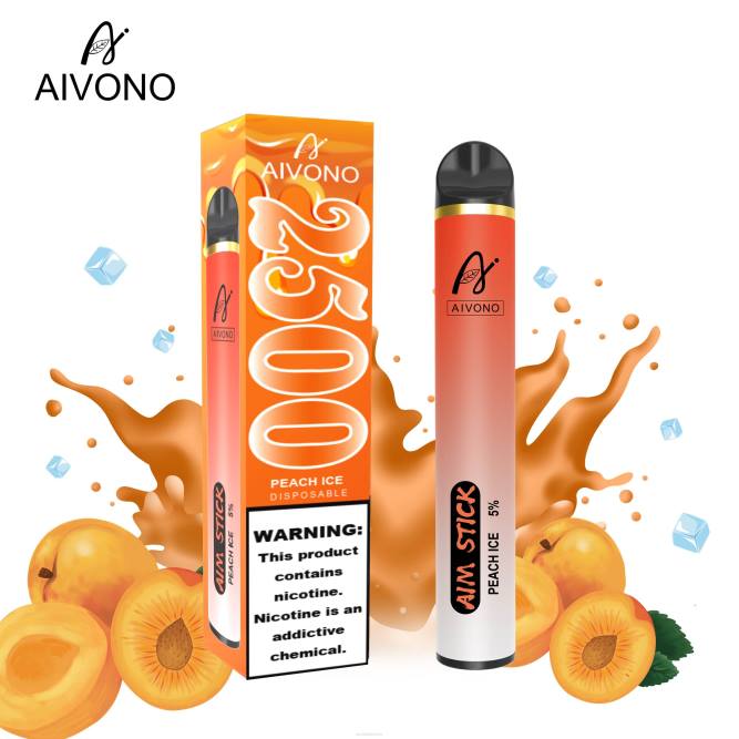 Aivono AIM STICK 2500 persikų ledas - L68X144 Aivono Lietuva