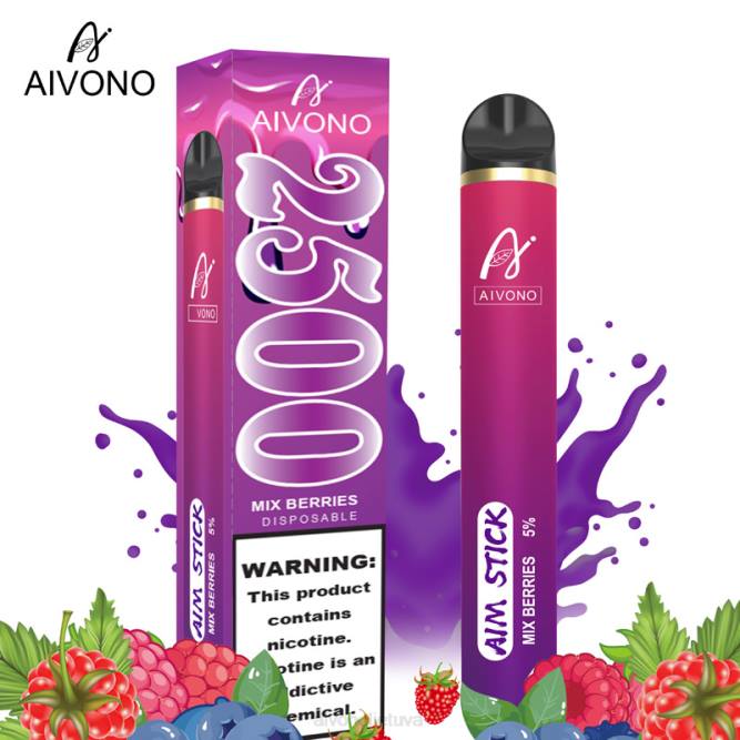 Aivono AIM STICK 2500 sumaišykite uogas - L68X158 Aivono Vape Review