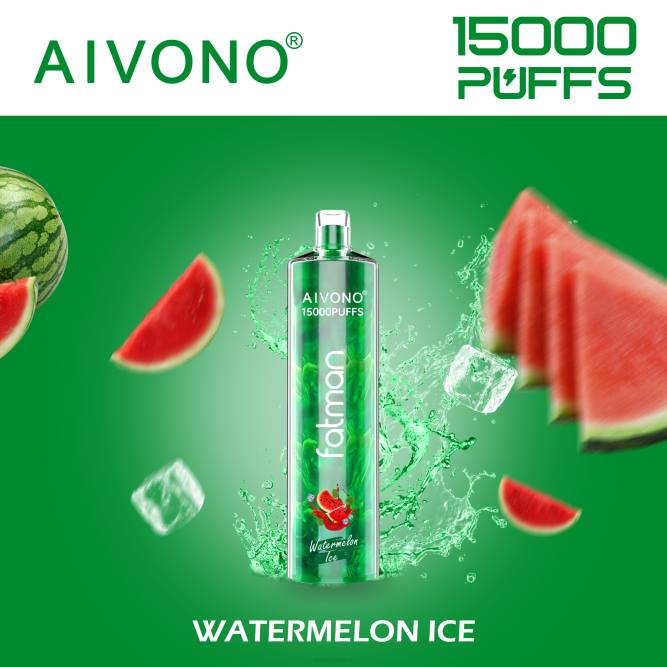 Aivono FATMAN 15 000 arbūzų ledas - L68X12 Aivono Lietuva