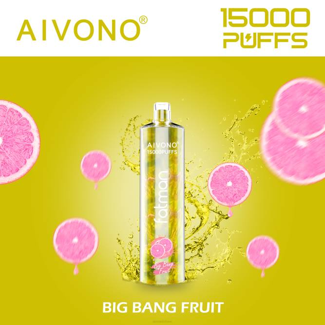 Aivono FATMAN 15 000 didžiojo sprogimo vaisius - L68X16 Aivono Puffs