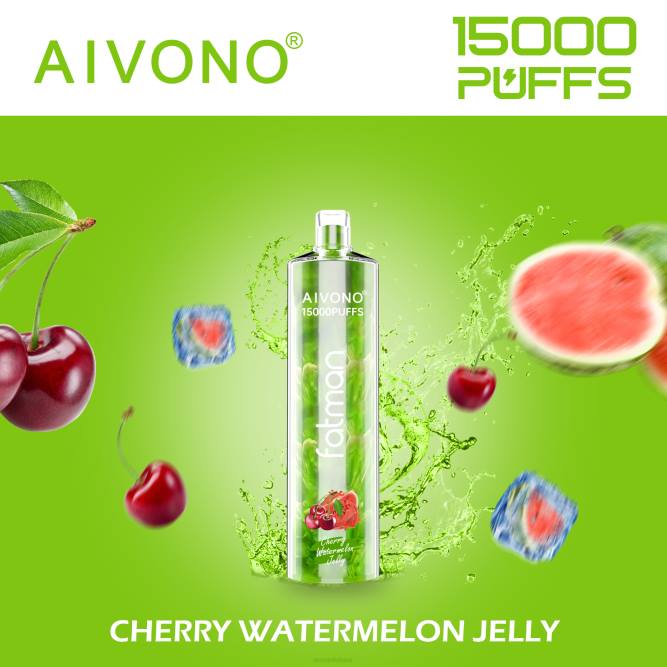 Aivono FATMAN 15 000 linksmas arbūzų želė - L68X20 Aivono Vape Review
