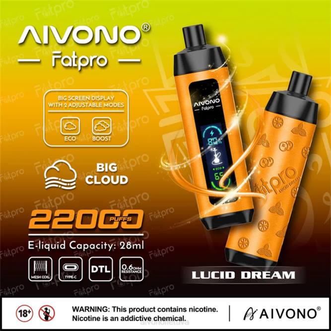 Aivono Fatpro 22000 aiškus sapnas - L68X7 Aivono Puffs