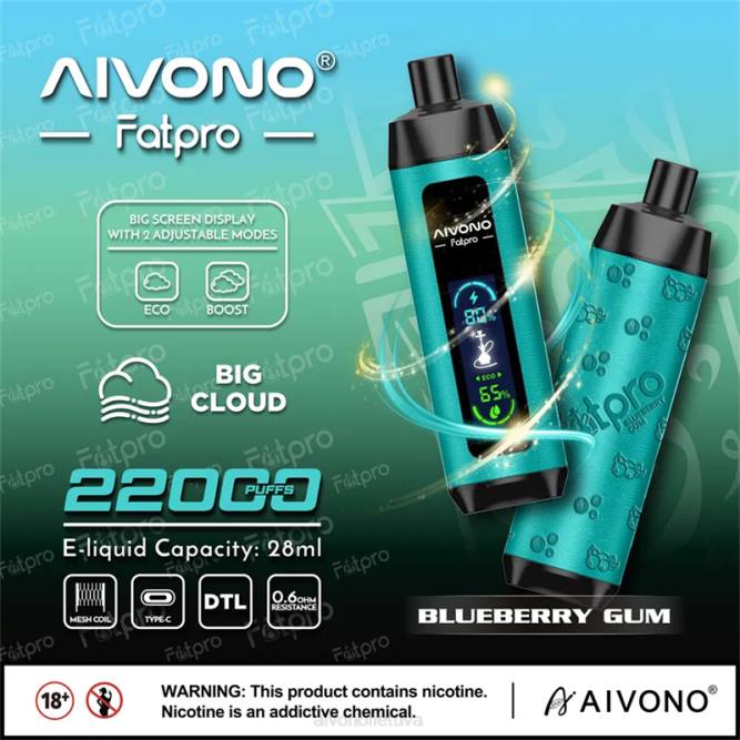 Aivono Fatpro 22000 mėlynių guma - L68X9 Aivono Lietuva