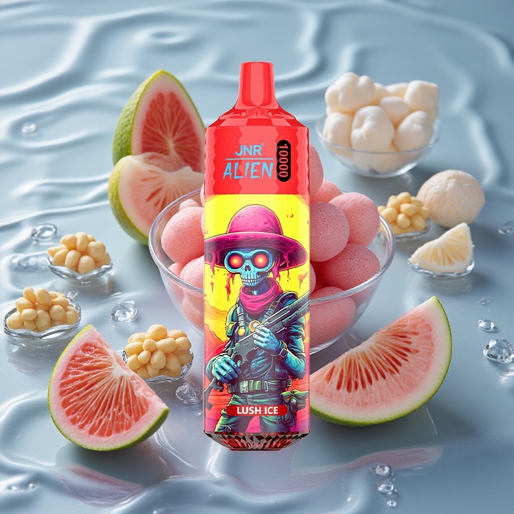 JNR Alien 10000 Puffs 850mAh Akumuliatorius Puffs Vienkartinis Vape Švelnus Ledas