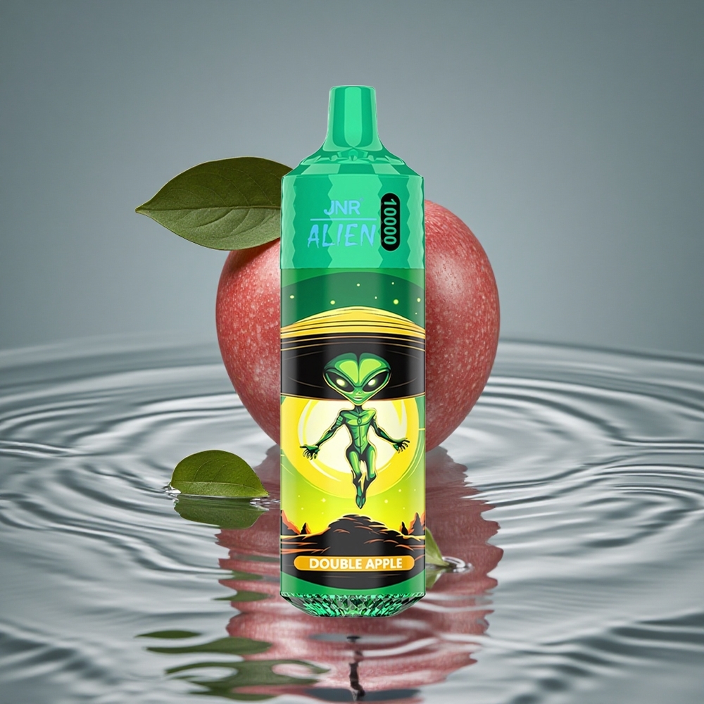 JNR Alien 10000 Puffs 850mAh Akumuliatorius Vienkartinis Vape Dviguba Obuolė