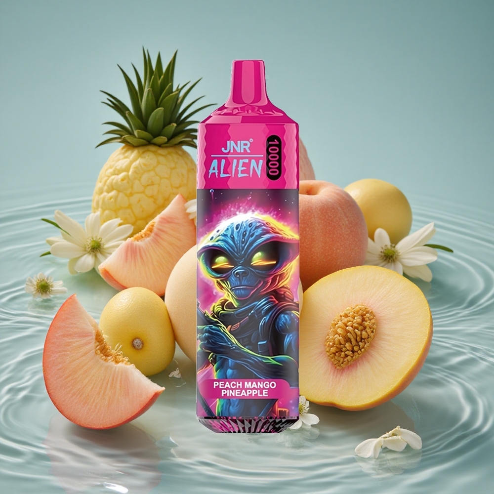 JNR Alien 10000 Puffs 850mAh Sportinio Dizaino Persikų Mango Ananasų