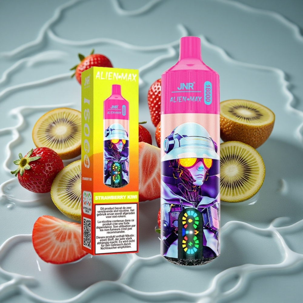 JNR Alien Max 18000 Puffs Braškė-Kiviai Vienkartinis Vape