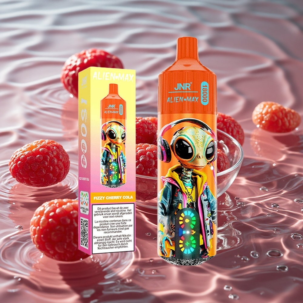 JNR Alien Max 18000 Puffs Fizinis Vyšninis Kola Vienkartinis Vape