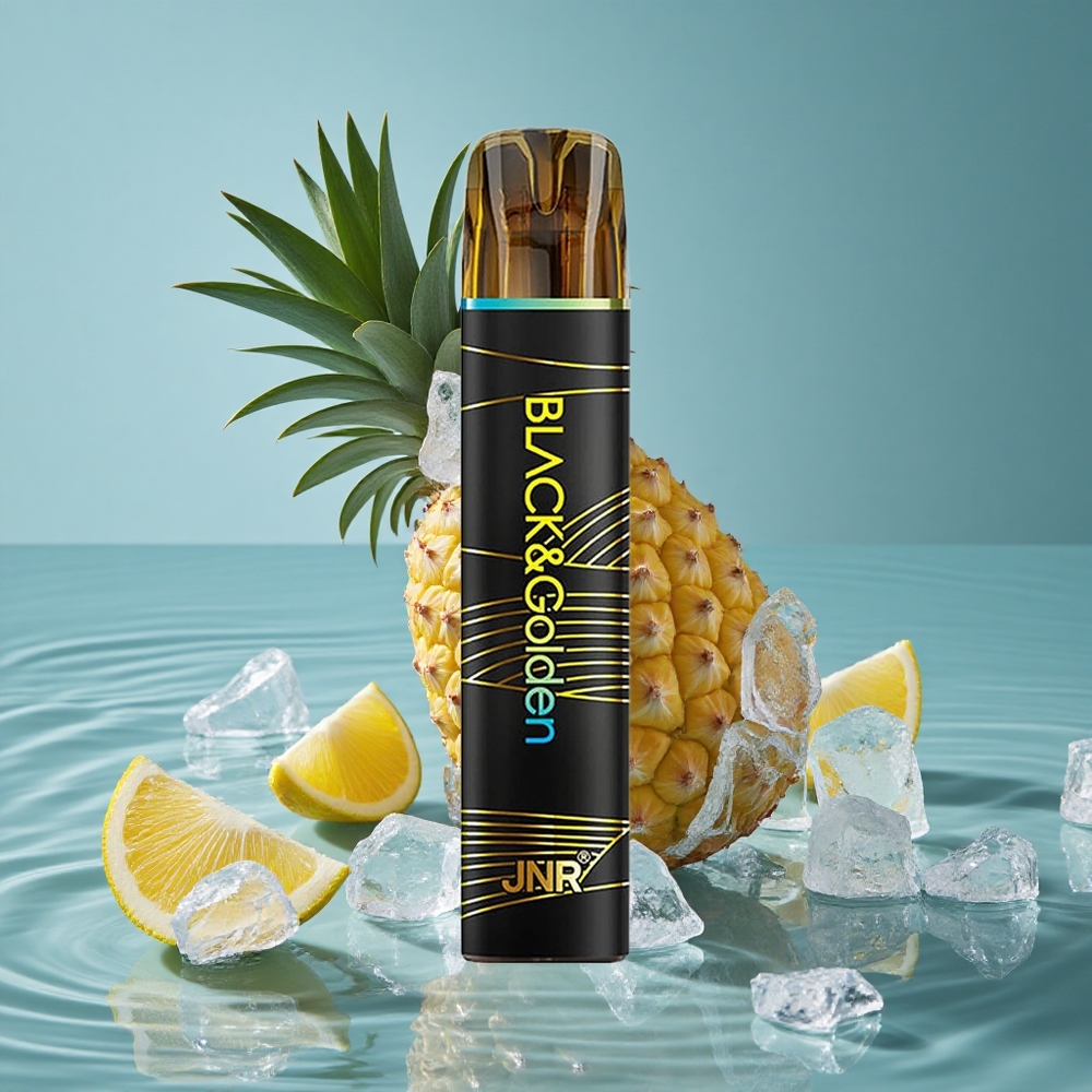 JNR BlackGolden 800 Puffs Vienkartinis Vape Ananasų Ledas