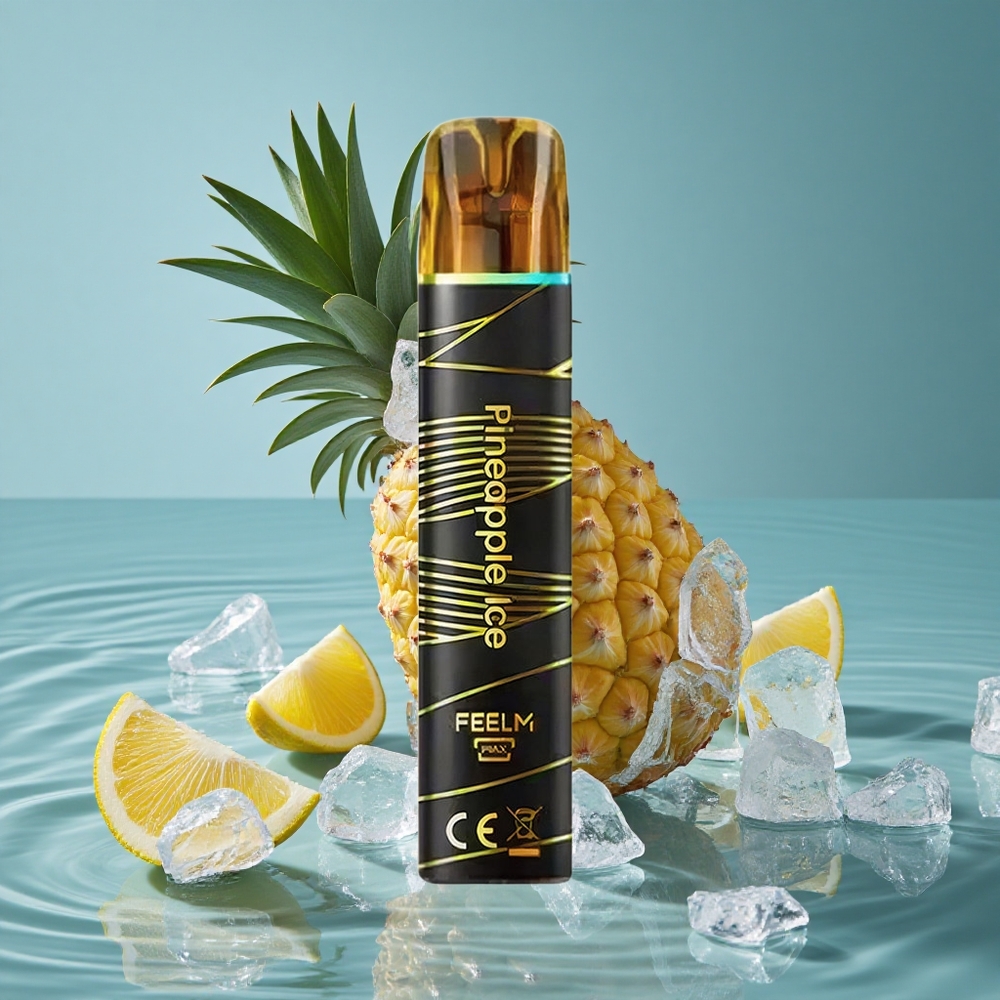 JNR BlackGolden 800 Puffs Vienkartinis Vape Ananasų Ledas