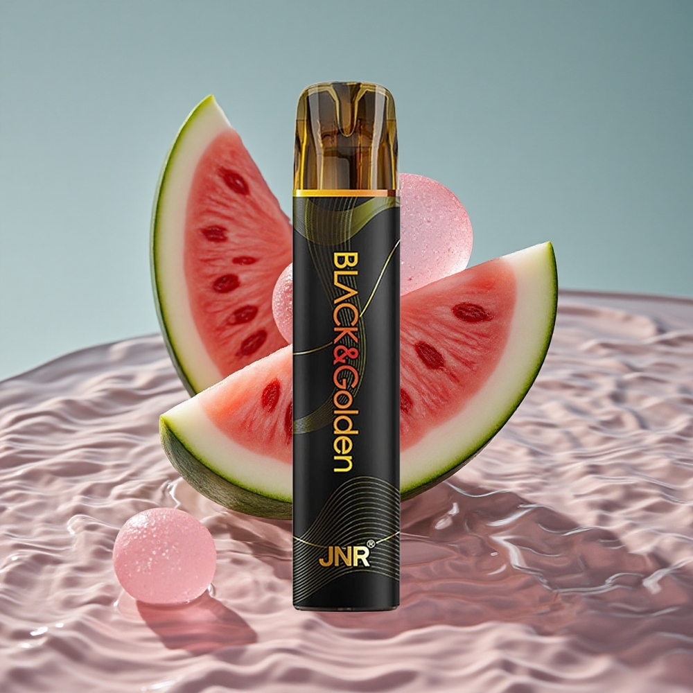 JNR BlackGolden 800 Puffs Vienkartinis Vape Arbūzas Burbulis